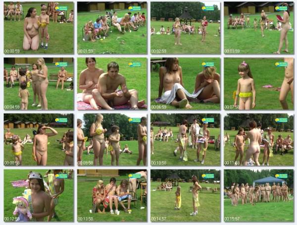 Naturist Freedom - beauty contest among children of girls of nudists [WorldNudism]