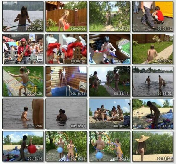 Kicking Off The Kiev Summer - family naturism video [WorldNudism]