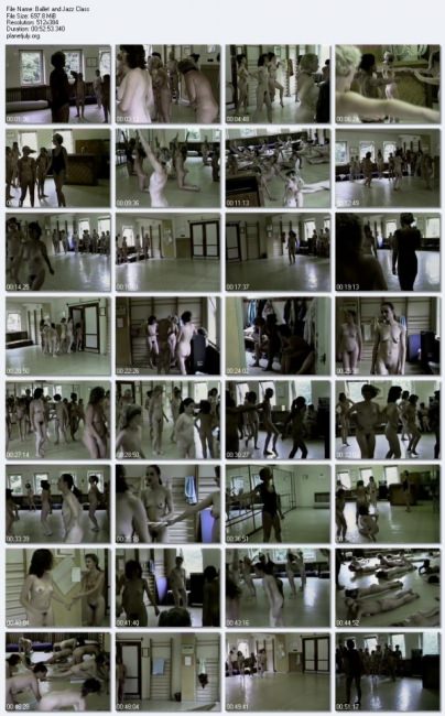 Young nudists at the school dance learn to dance to the music [WorldNudism]
